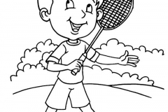 dibujo-sobre-niño-jugando-al-badminton