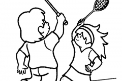 dibujo-sobre-niños-badminton