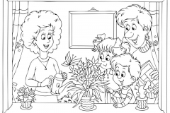 dibujos-de-familias-para-colorear