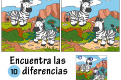 Find differences (zebra)